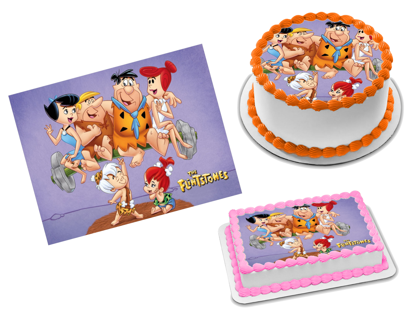 Flintstones Edible Image Frosting Sheet #42 Topper (70+ sizes)