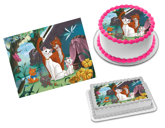 Aristocats Edible Image Frosting Sheet #44 Topper (70+ sizes)