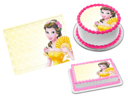 Princess Belle Edible Image Frosting Sheet #44 (70+ sizes)