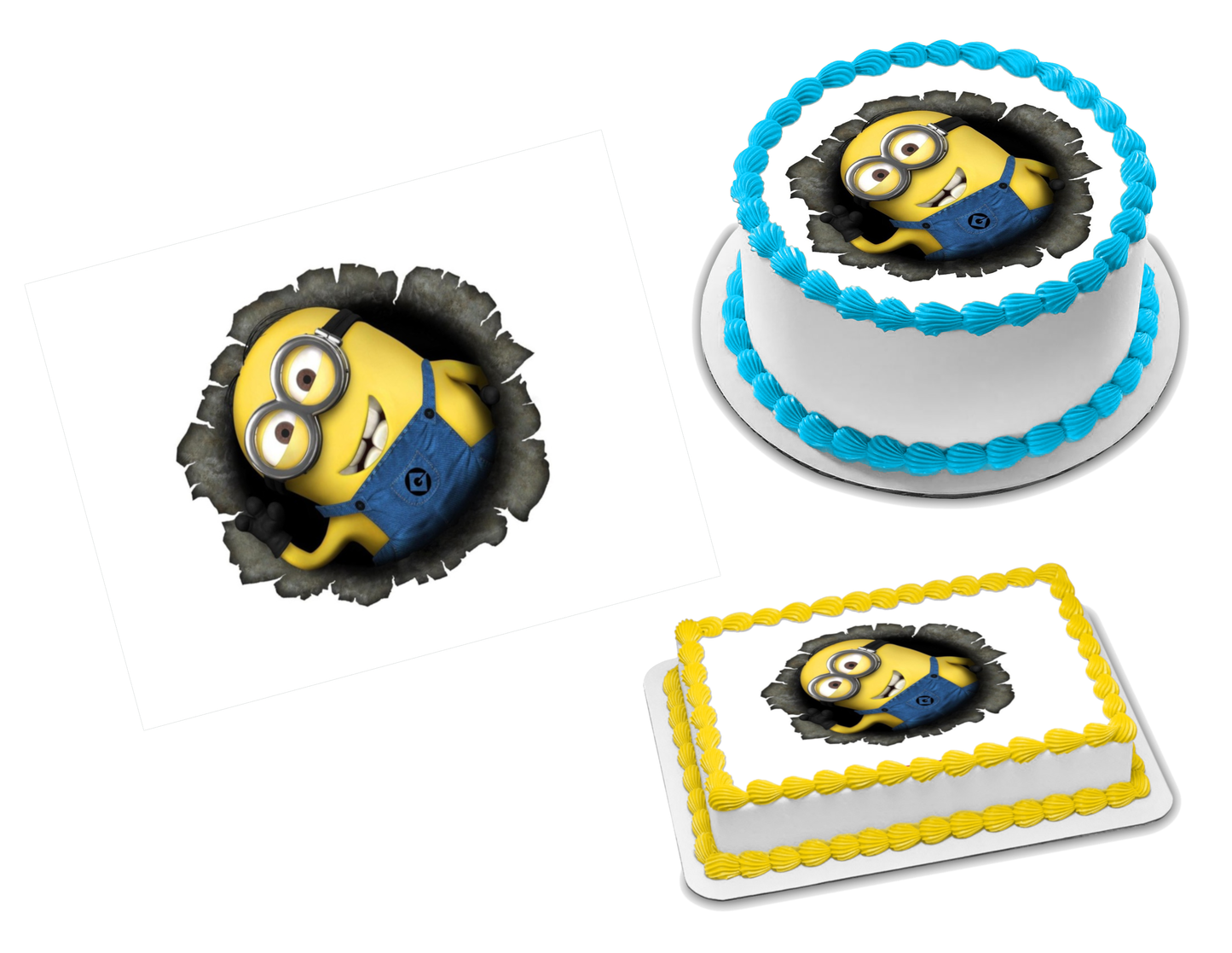 Minions Edible Image Frosting Sheet #44 (70+ sizes)