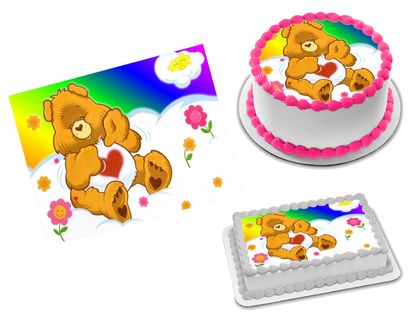 Care Bear Tenderheart Edible Image Frosting Sheet #45 (70+ sizes)