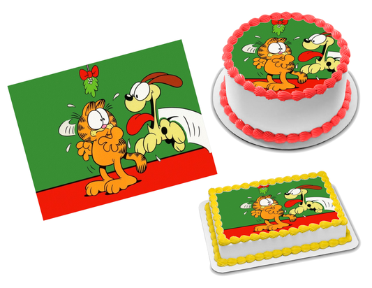 Garfield Christmas Edible Image Frosting Sheet #46 Topper (70+ sizes)