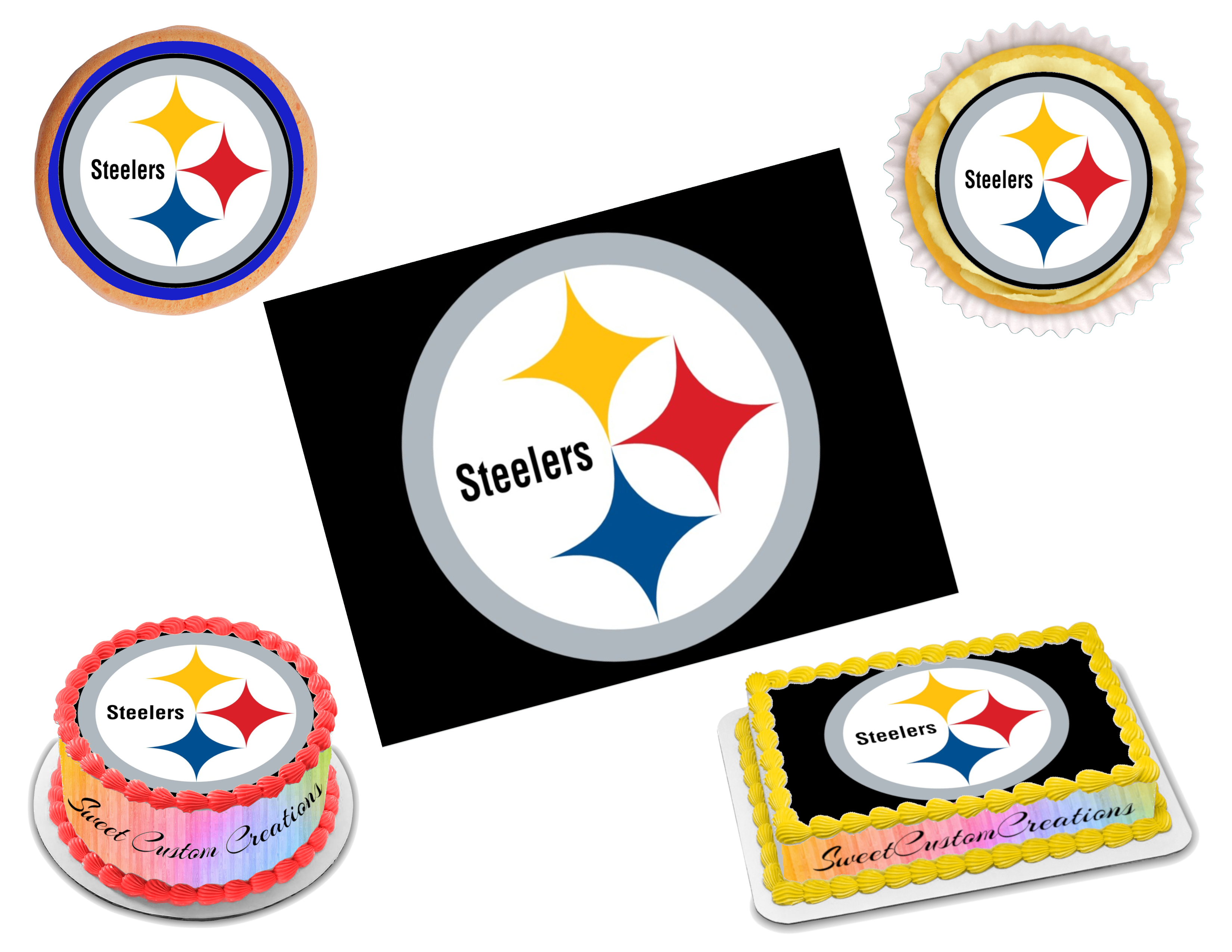 Pittsburgh Steelers 5x7 Multi Pack Decal Sheet