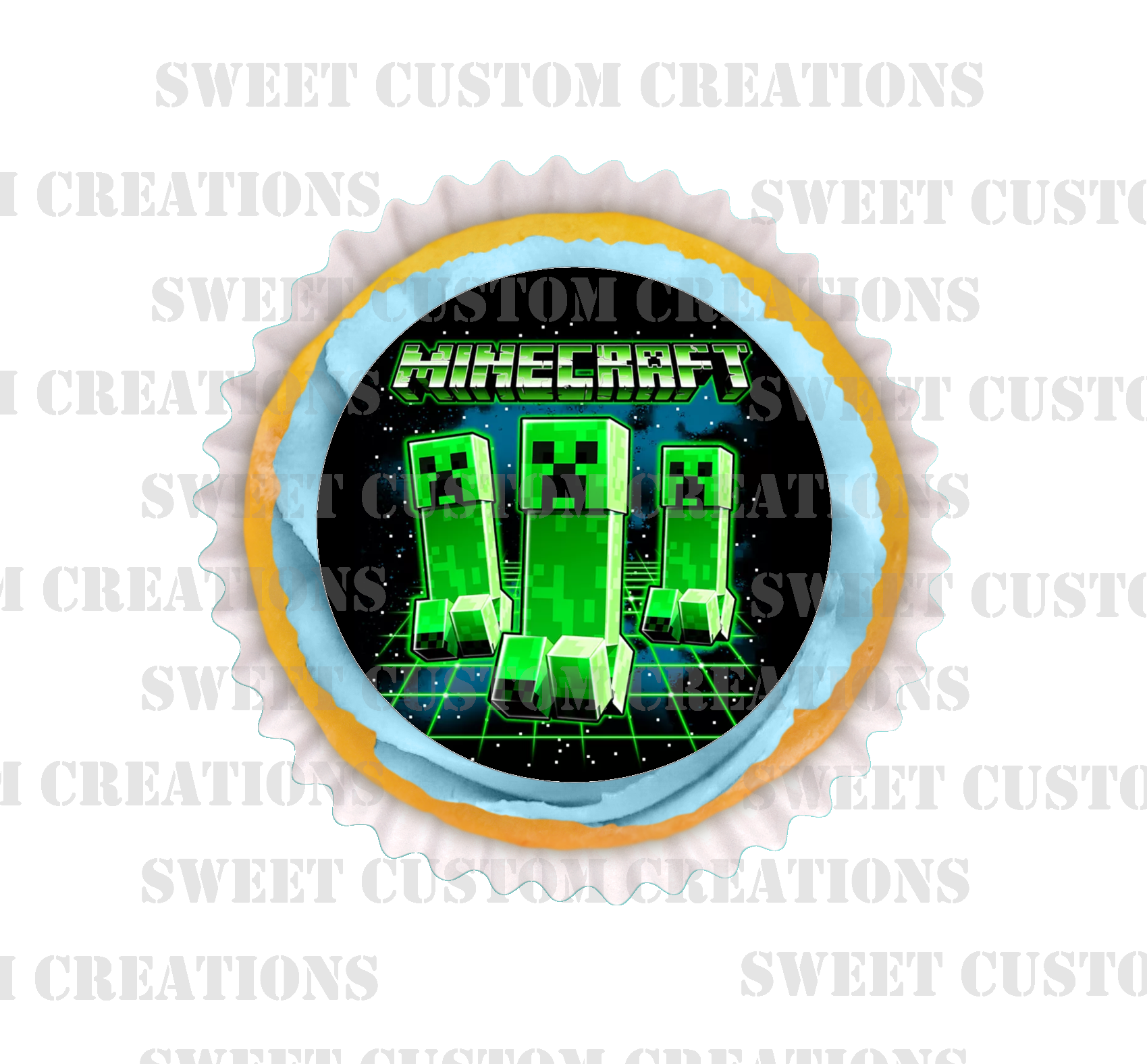 Minecraft Edible Image Frosting Sheet #49 Topper (70+ sizes)