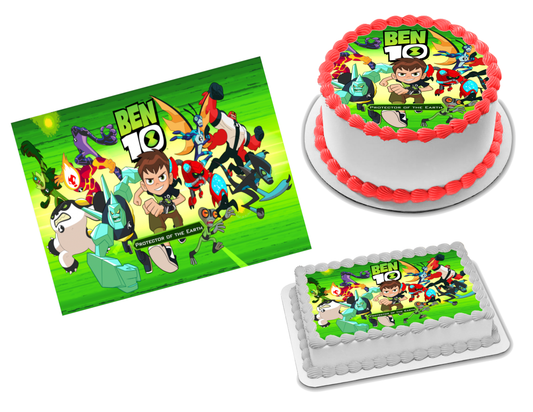 Ben 10 Edible Image Frosting Sheet #49 Topper (70+ sizes)