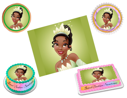 Princess Tiana Edible Image Frosting Sheet #49 (70+ sizes)