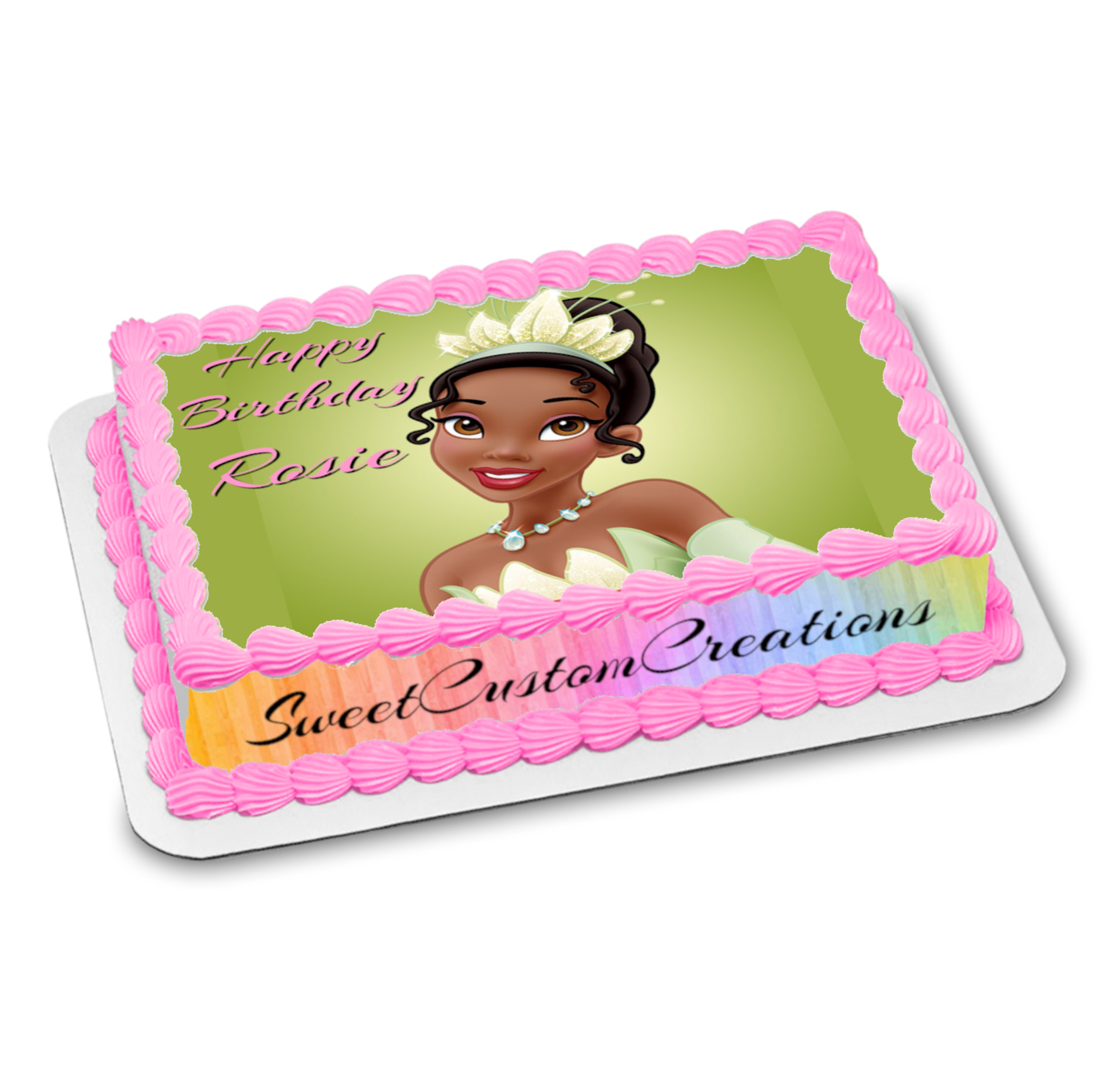 Princess Tiana Edible Image Frosting Sheet #49 (70+ sizes)