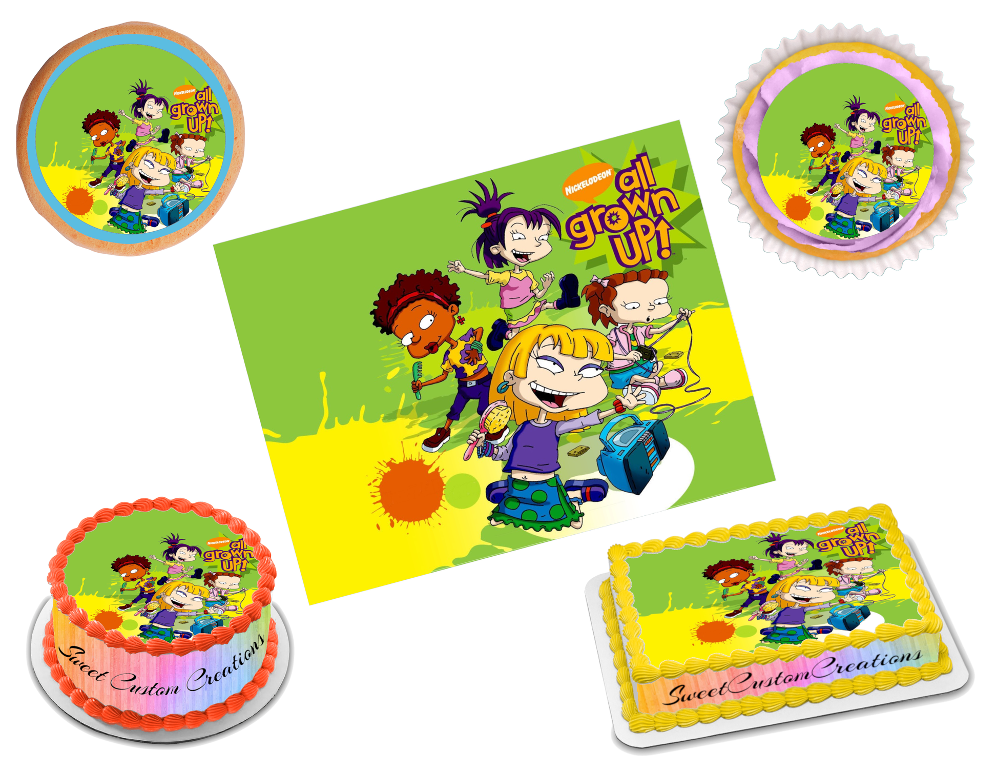 Rugrats Edible Image Frosting Sheet #4 (70+ sizes)