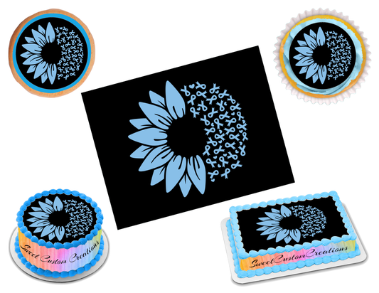 Prostate Cancer Awareness Edible Image Frosting Sheet #4 (70+ sizes)