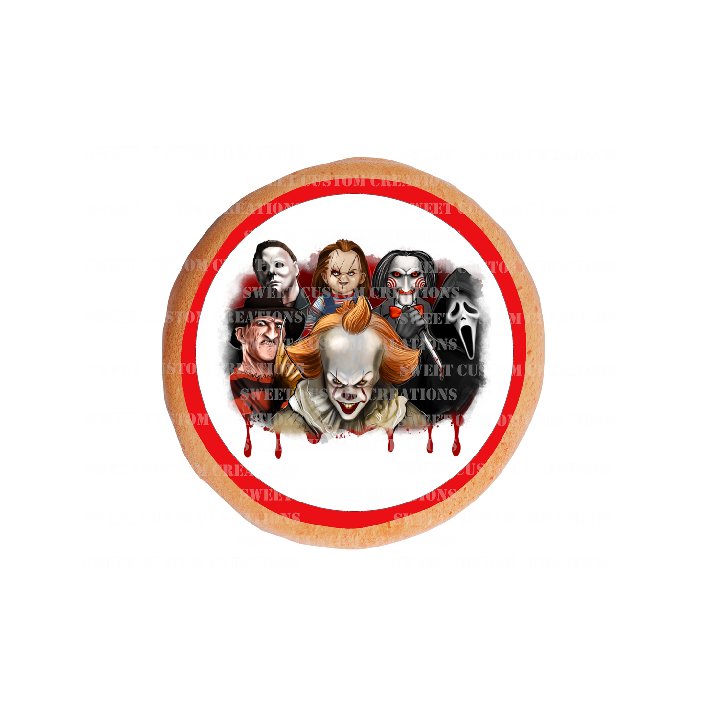 Horror Movie Characters Edible Image Frosting Sheet #4 (70+ sizes)