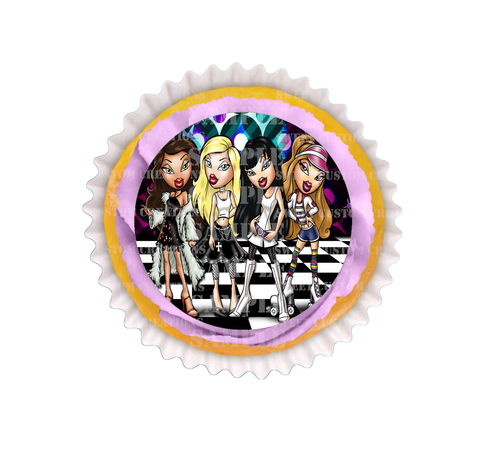 Bratz Edible Image Frosting Sheet #4 Topper (70+ sizes) – Sweet