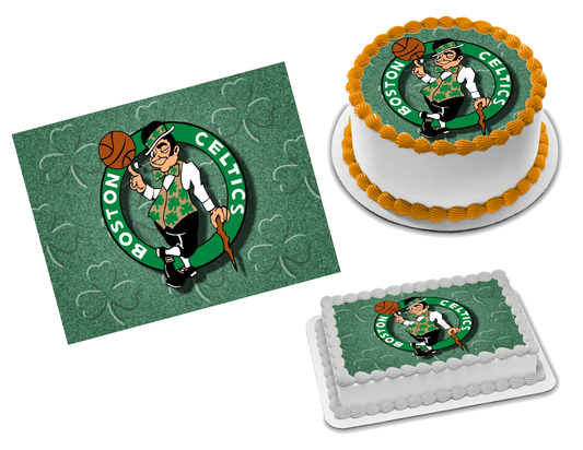 Boston Celtics Edible Image Frosting Sheet #5 Topper (70+ sizes)