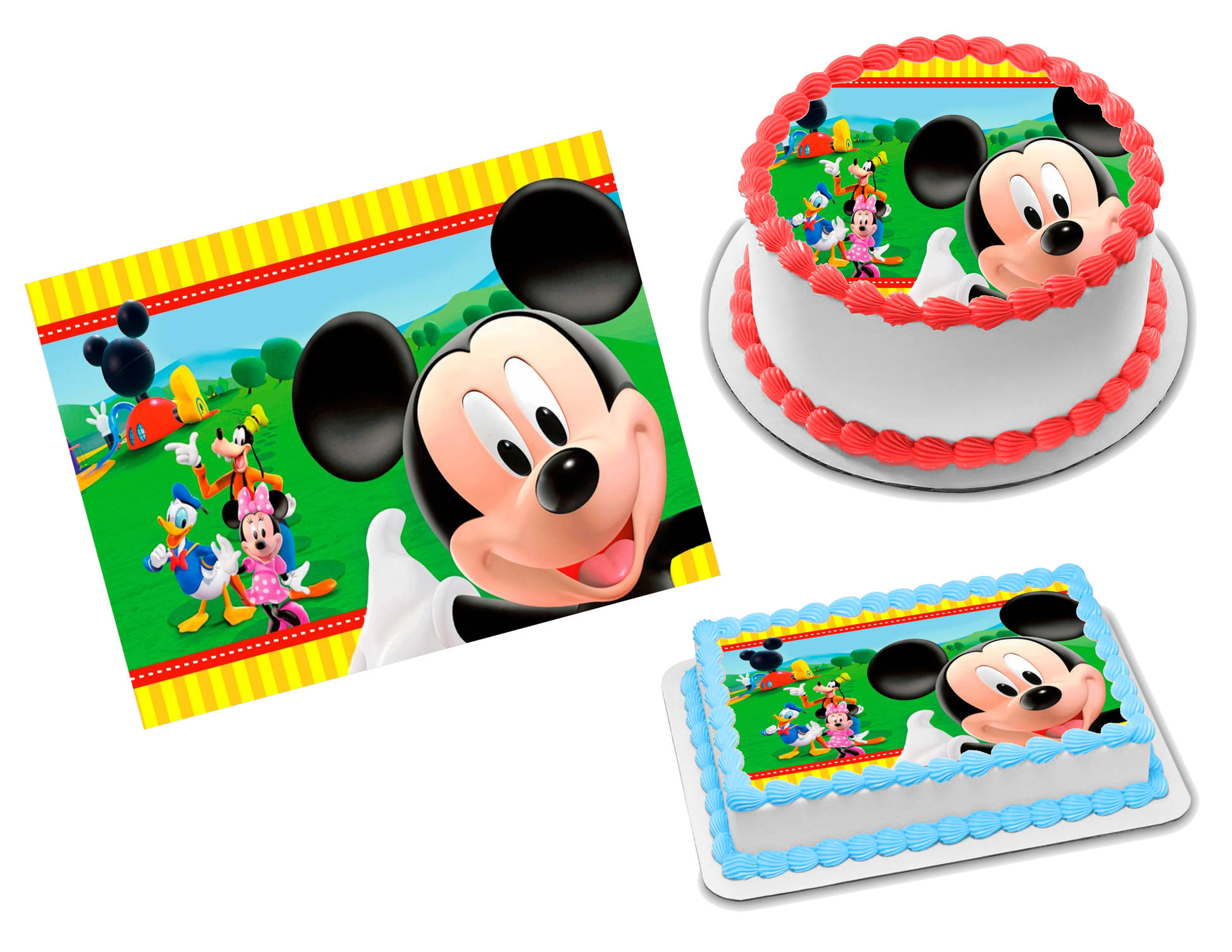Mickey Mouse Clubhouse Edible Image Frosting Sheet #5 (70+ sizes)