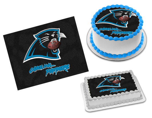 Carolina Panthers Edible Image Frosting Sheet #5 Topper (70+ sizes)