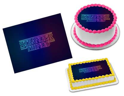 Stranger Things Edible Image Frosting Sheet #5 (70+ sizes)