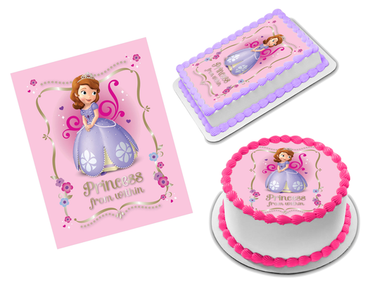 Sofia the First Edible Image Frosting Sheet #5 (70+ sizes)