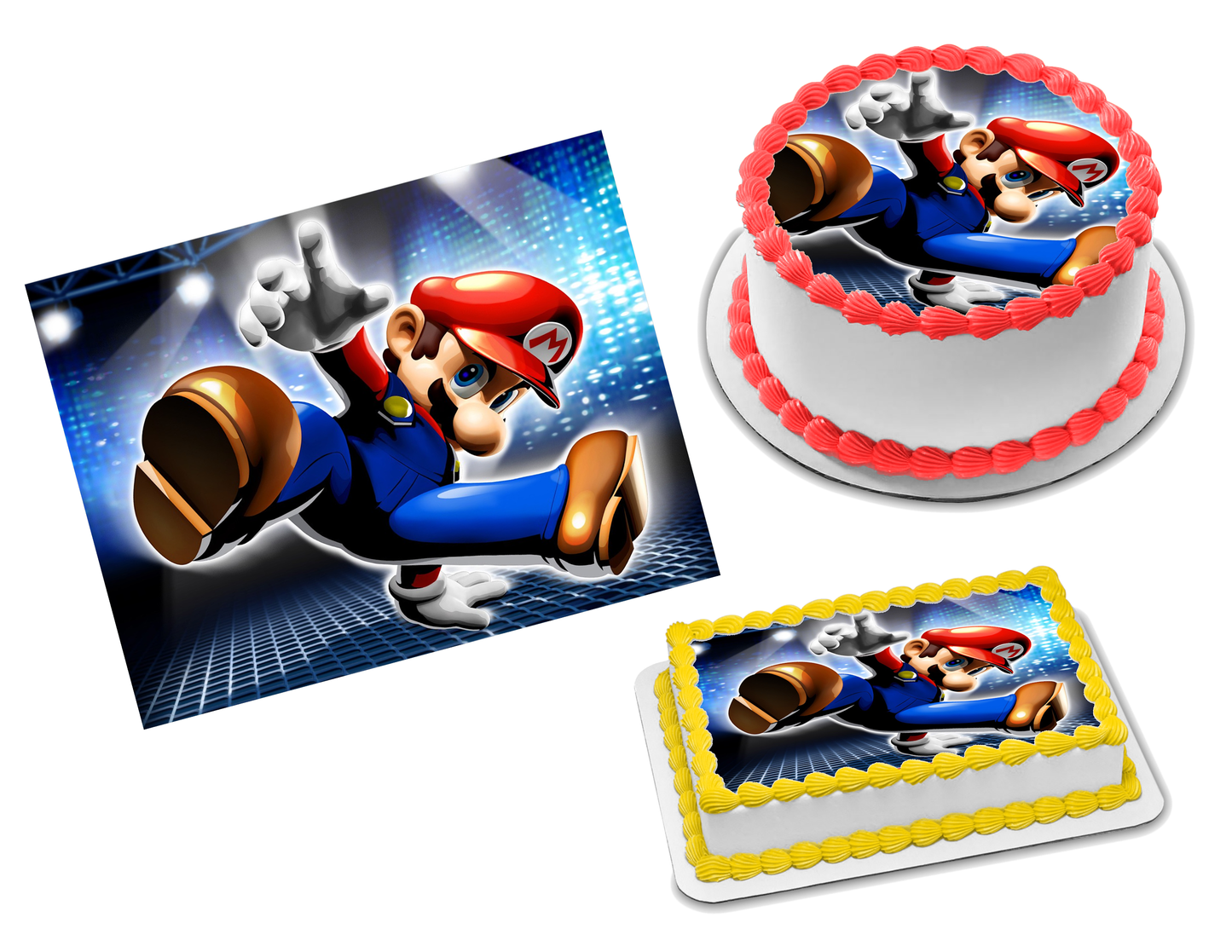 Super Mario Brothers Edible Image Frosting Sheet #5 (70+ sizes)