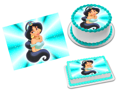 Princess Jasmine Edible Image Frosting Sheet #5 (70+ sizes)