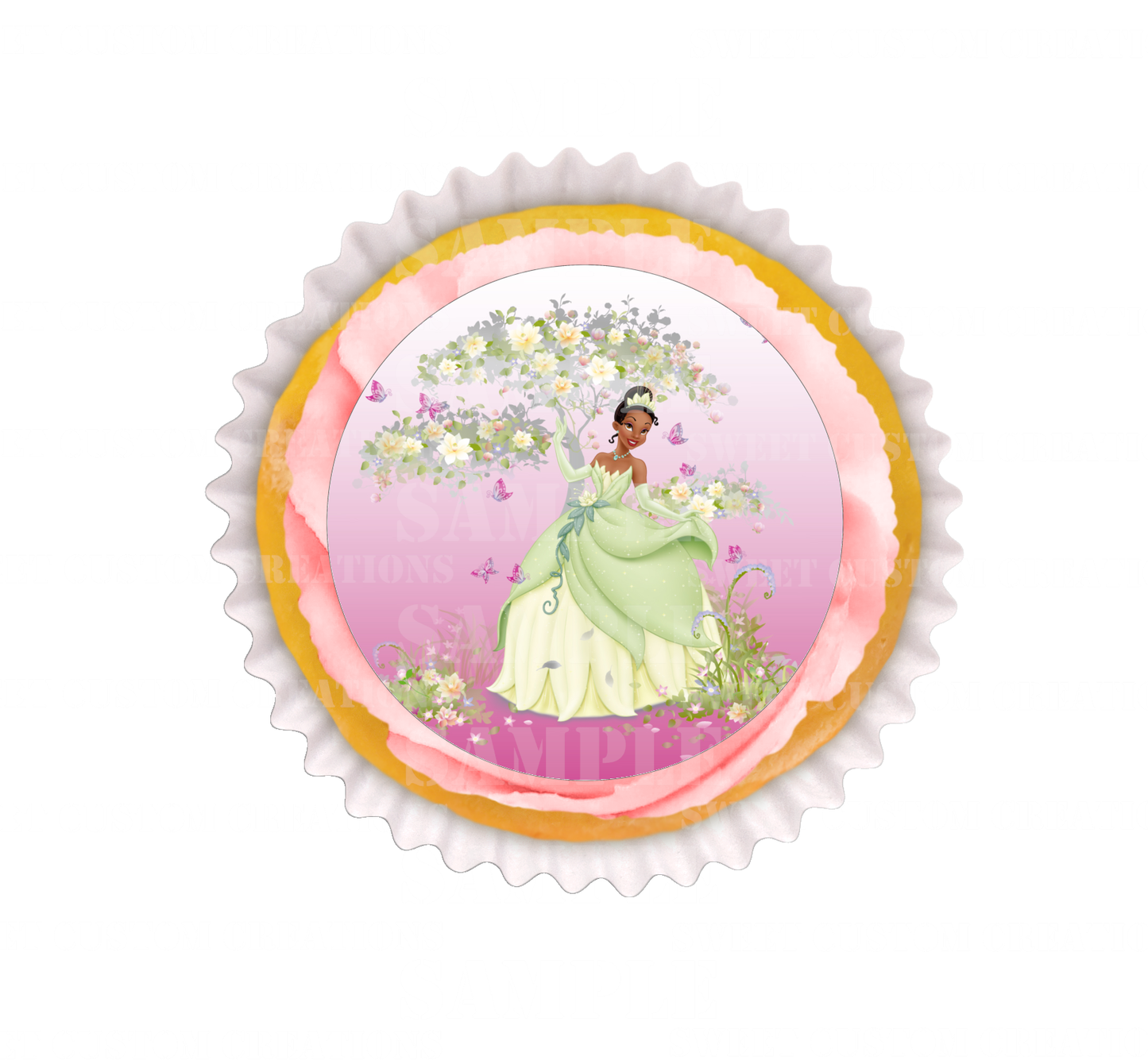 Princess Tiana Edible Image Frosting Sheet #50 (70+ sizes)