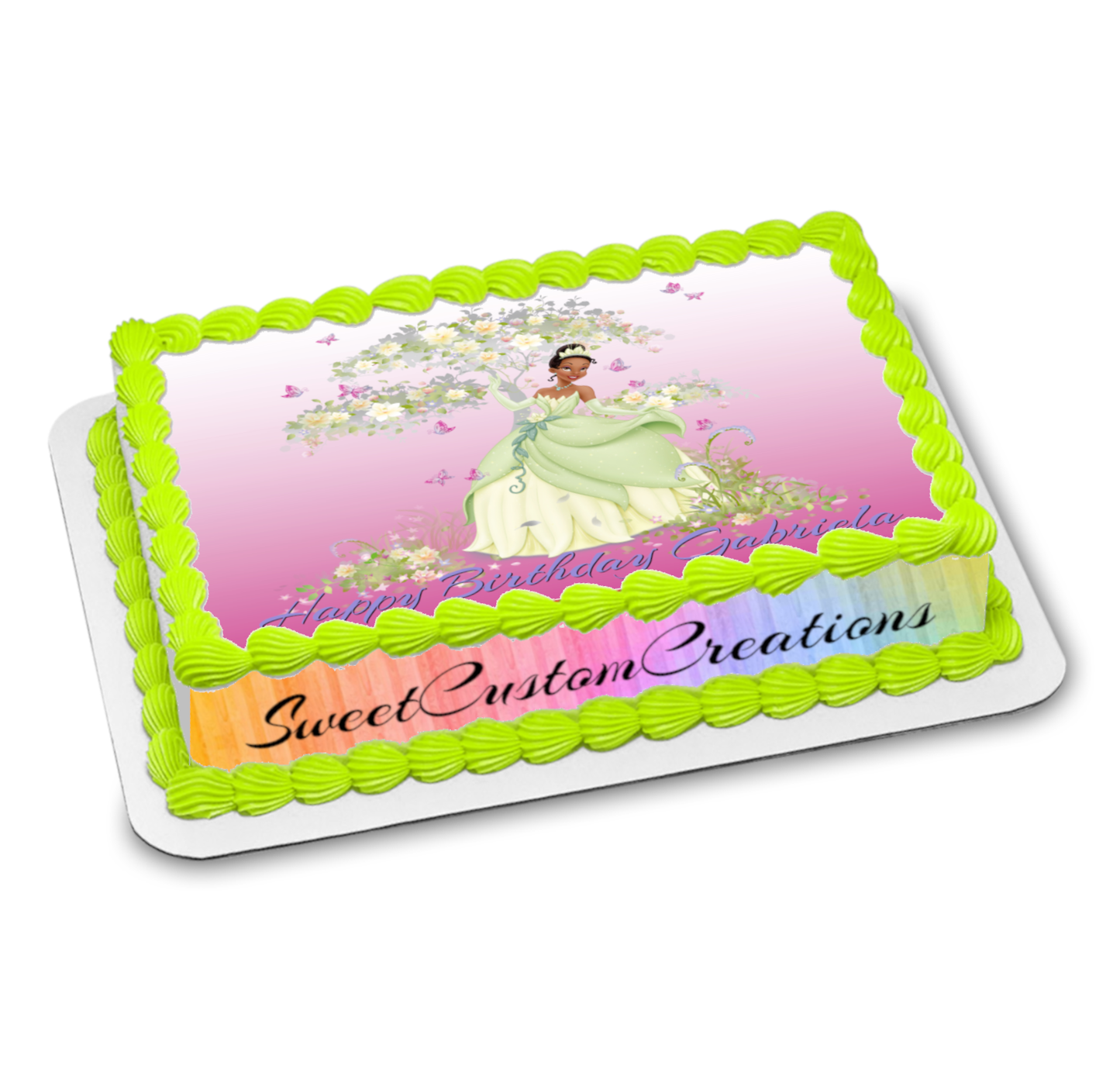 Princess Tiana Edible Image Frosting Sheet #50 (70+ sizes)