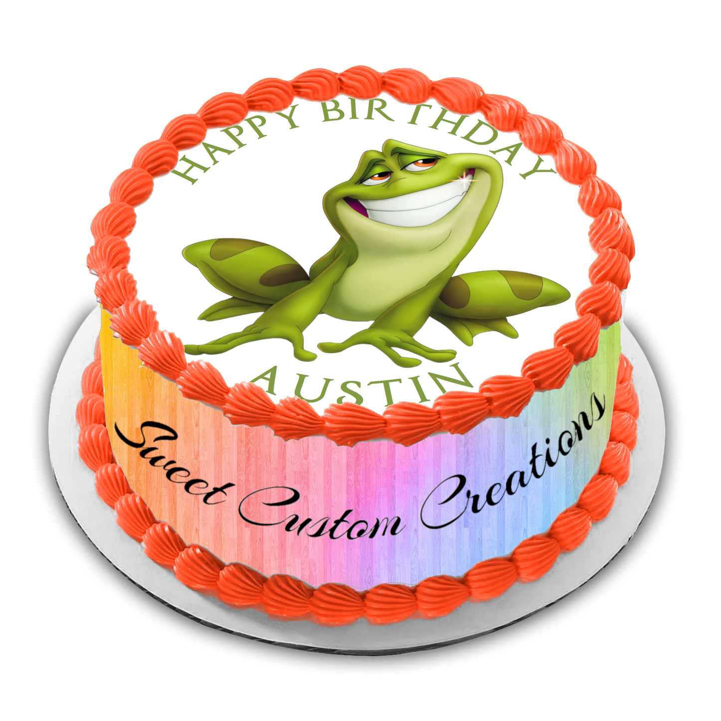 Prince Naveen Frog Edible Image Frosting Sheet #51 (70+ sizes)