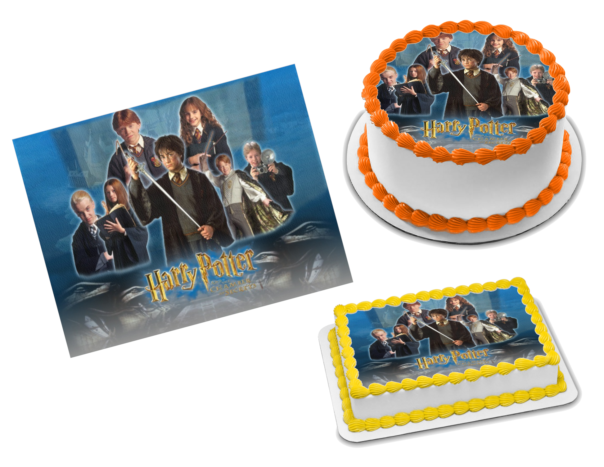 Harry Potter - Edible Cake Topper OR Cupcake Topper, Decor
