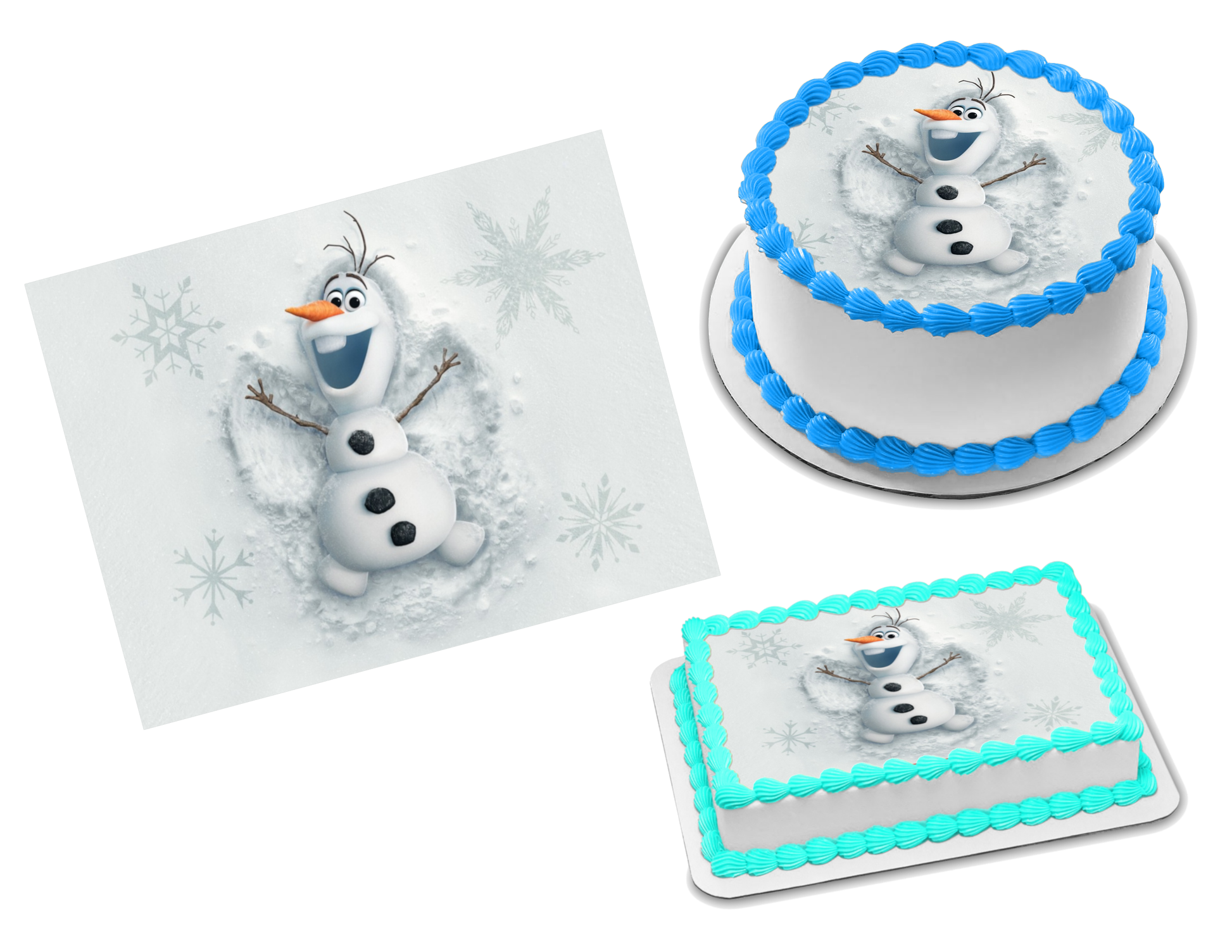 Frozen Olaf Edible Image Frosting Sheet #51 Topper (70+ sizes)