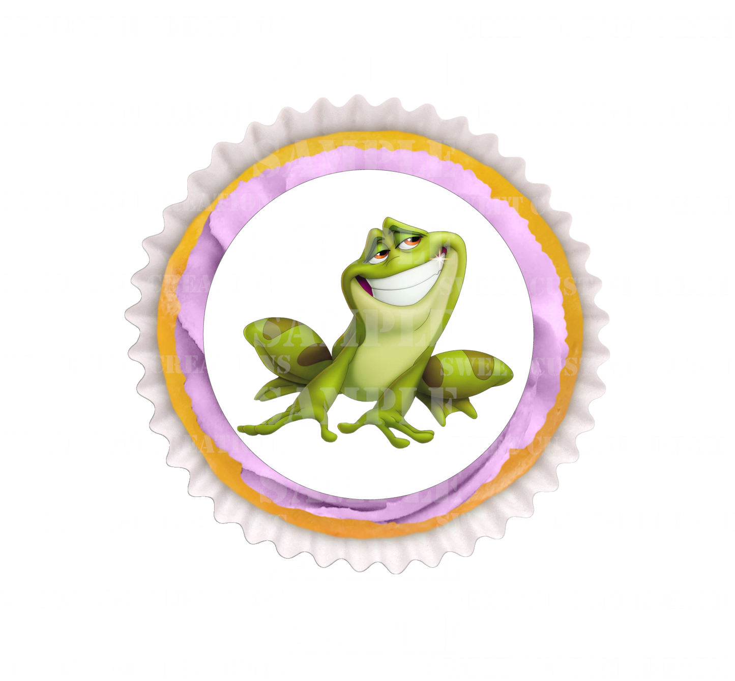 Prince Naveen Frog Edible Image Frosting Sheet #51 (70+ sizes)