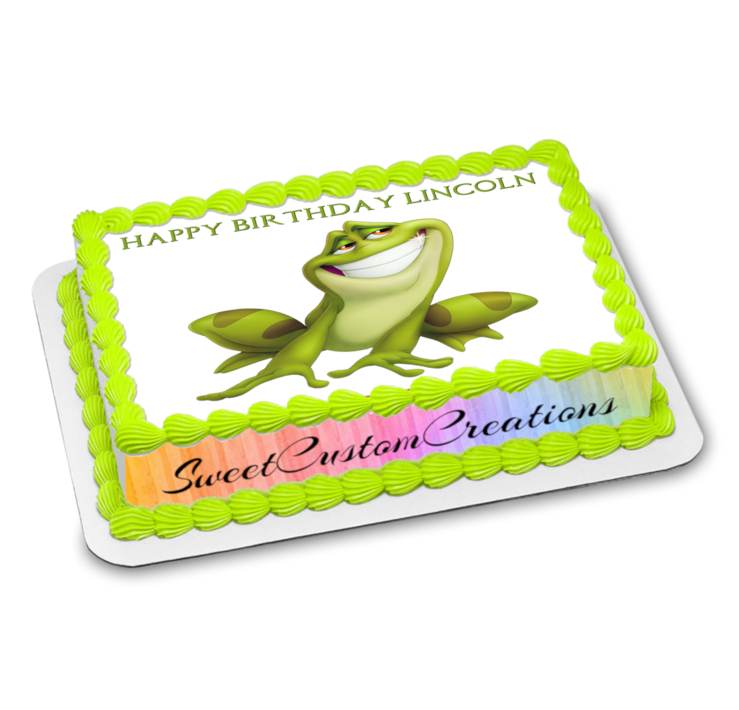 Prince Naveen Frog Edible Image Frosting Sheet #51 (70+ sizes)