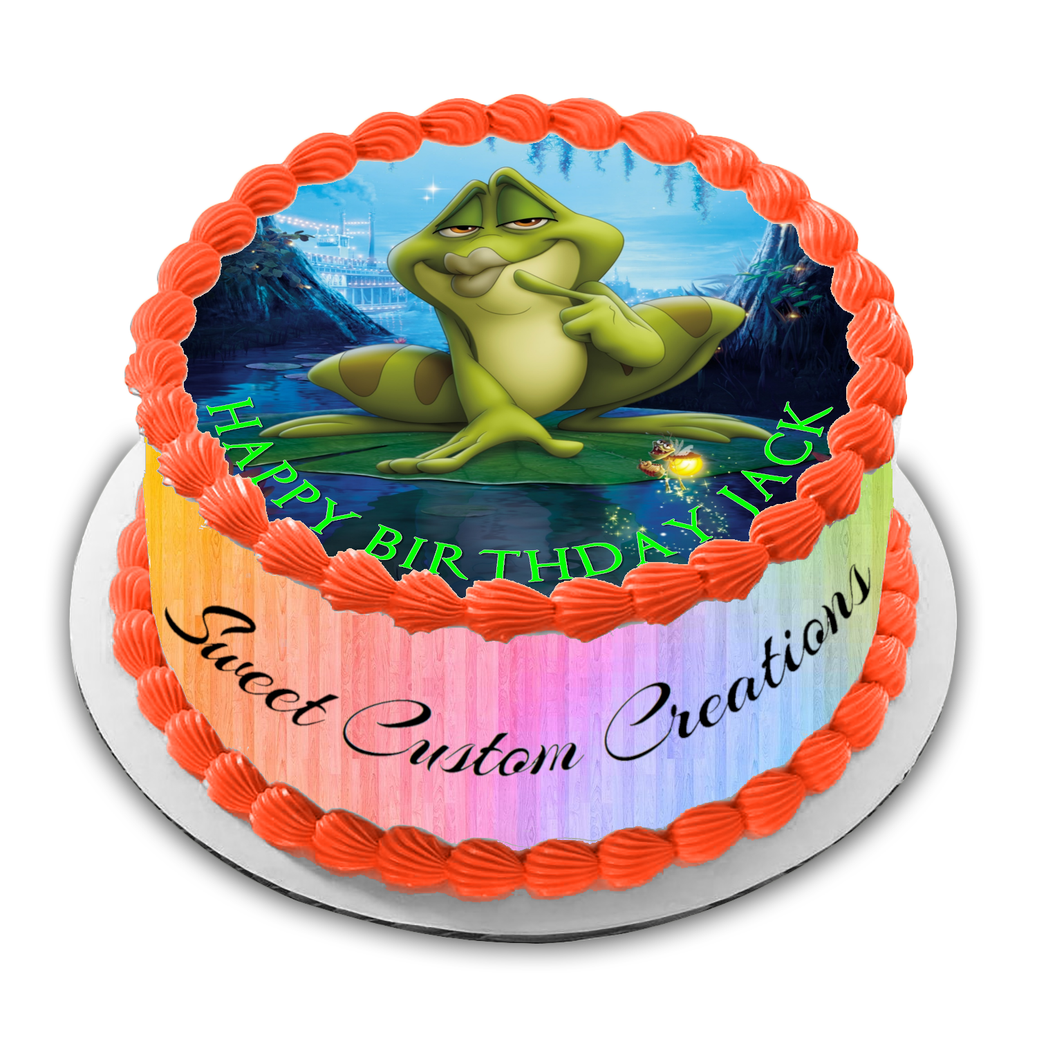 Prince Naveen Frog Edible Image Frosting Sheet #53 (70+ sizes)