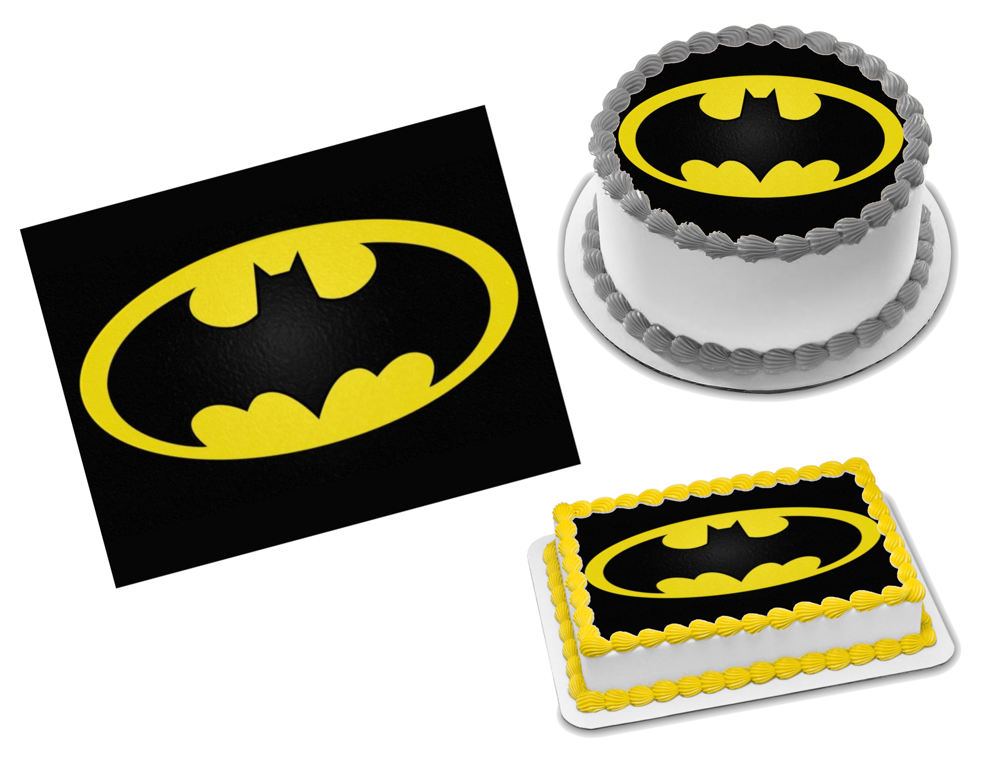 Batman Edible Image Frosting Sheet #53 Topper (70+ sizes)