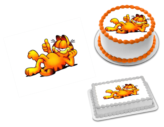 Garfield Edible Image Frosting Sheet #54 Topper (70+ sizes)