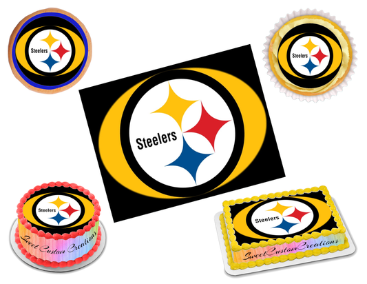 Pittsburgh Steelers Edible Image Frosting Sheet #54 (70+ sizes)