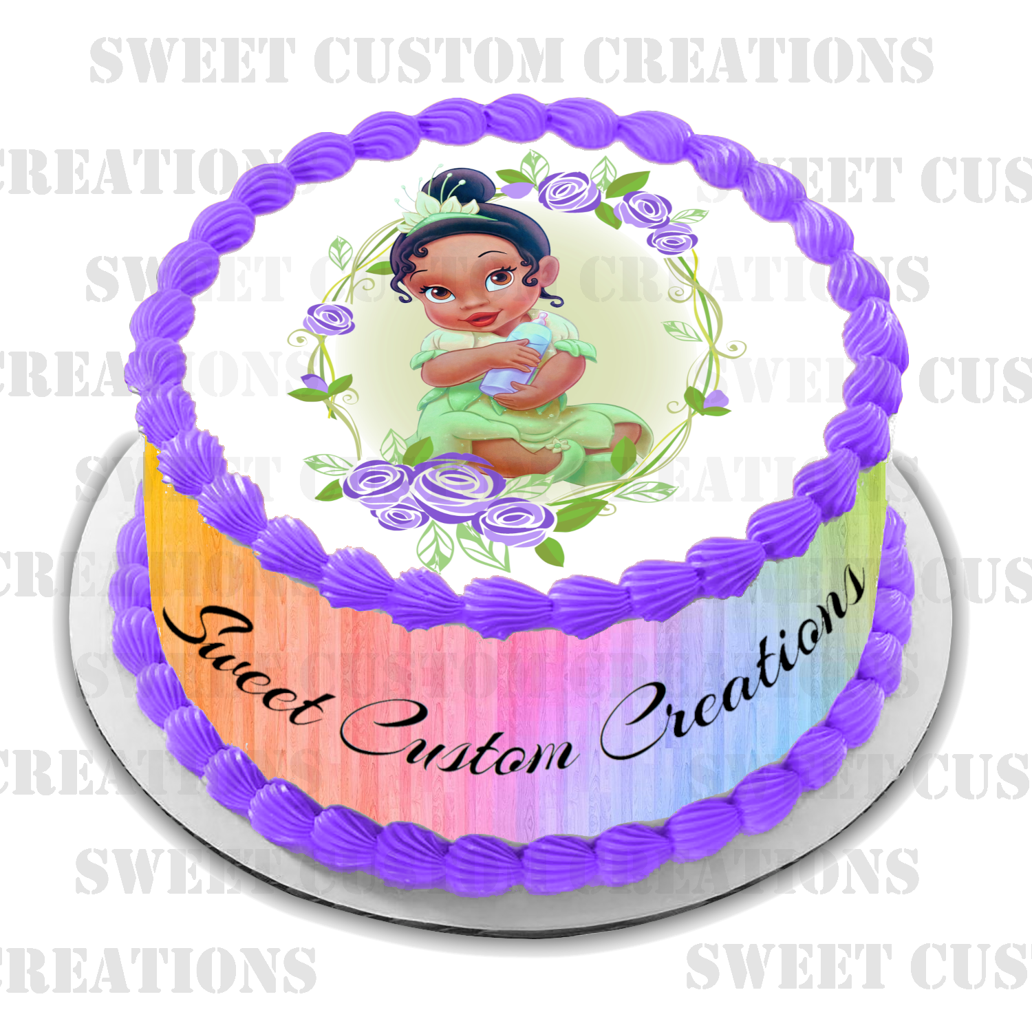 Buy Baby Tiana Cake Topper, Customized Cake Topper, Personalized Cake  Topper, Birthday Party, Party Decoration Online in India - Etsy