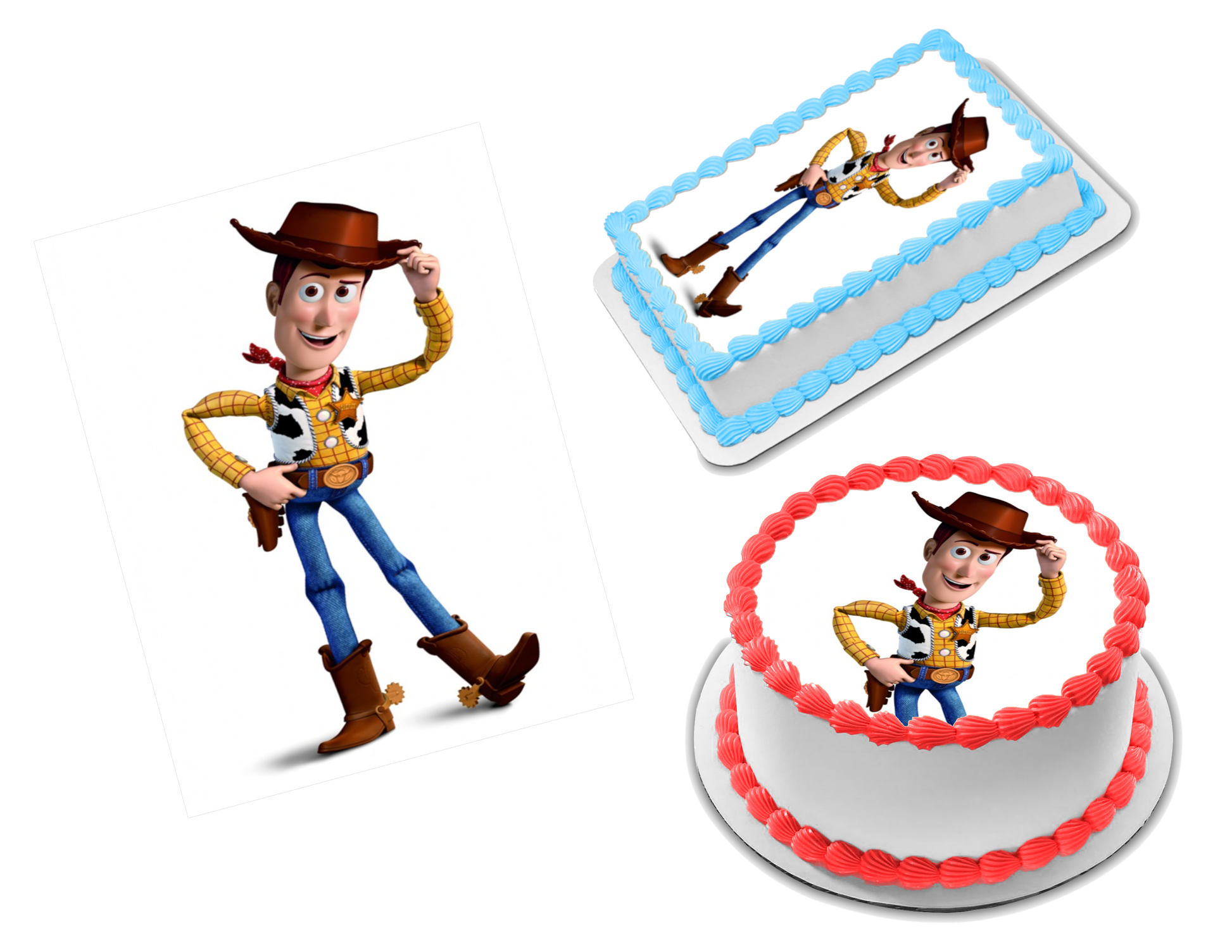 Woody Toy Story Edible Image Frosting Sheet #57 (70+ sizes)