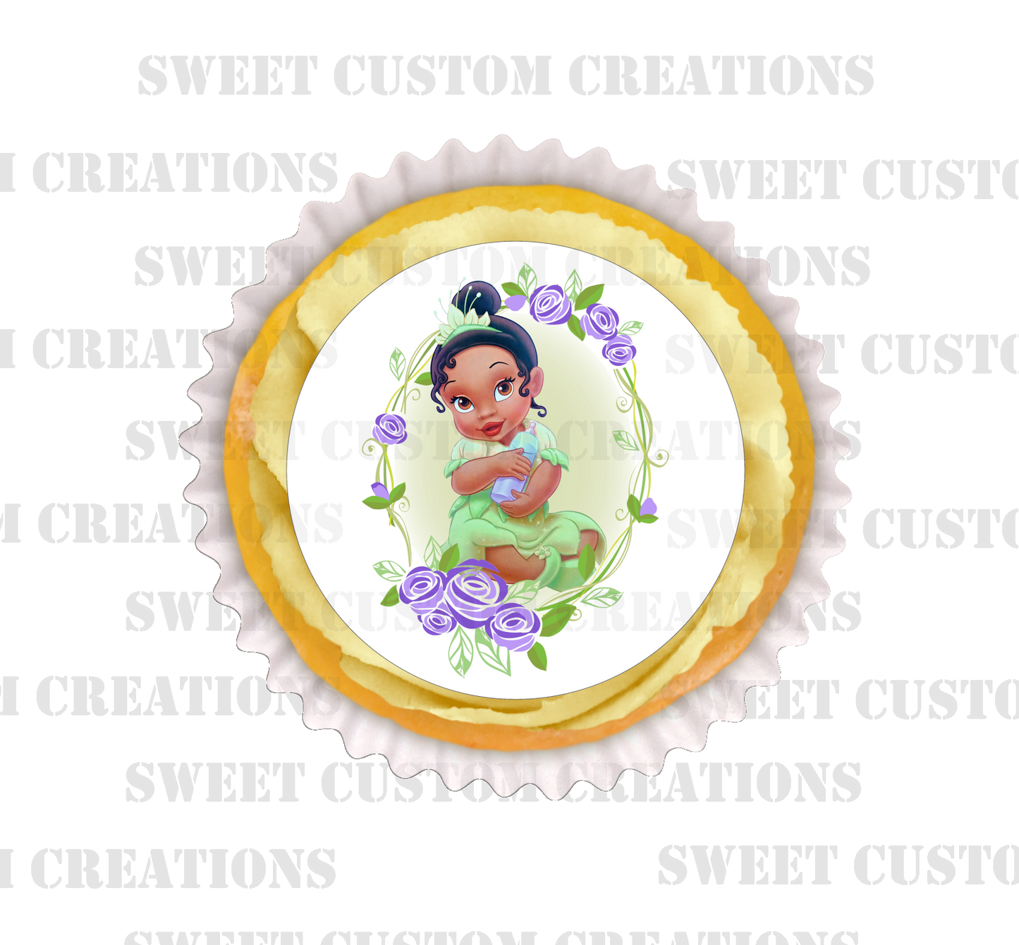 Baby Princess Tiana Edible Image Frosting Sheet #57 (70+ sizes)