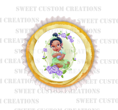 Baby Princess Tiana Edible Image Frosting Sheet #57 (70+ sizes)