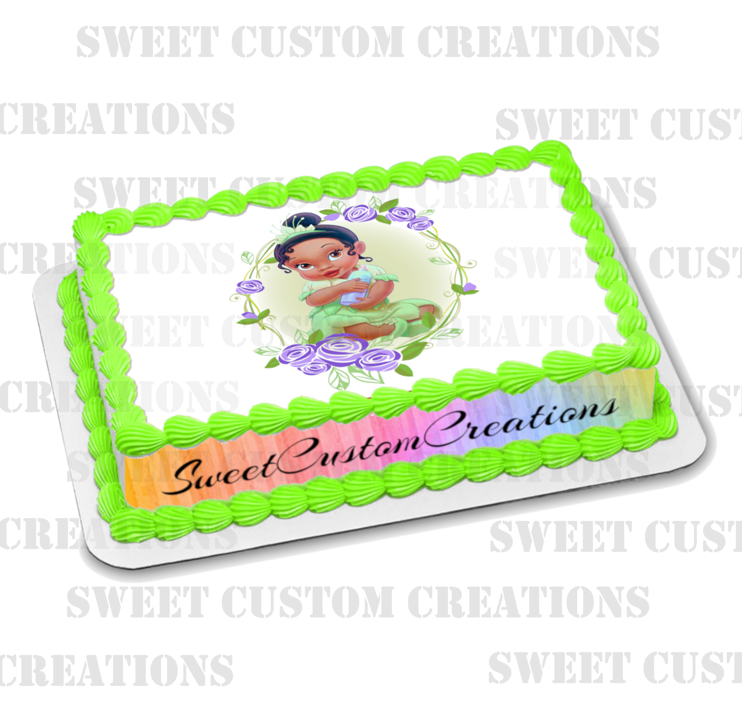 Baby Princess Tiana Edible Image Frosting Sheet #57 (70+ sizes)