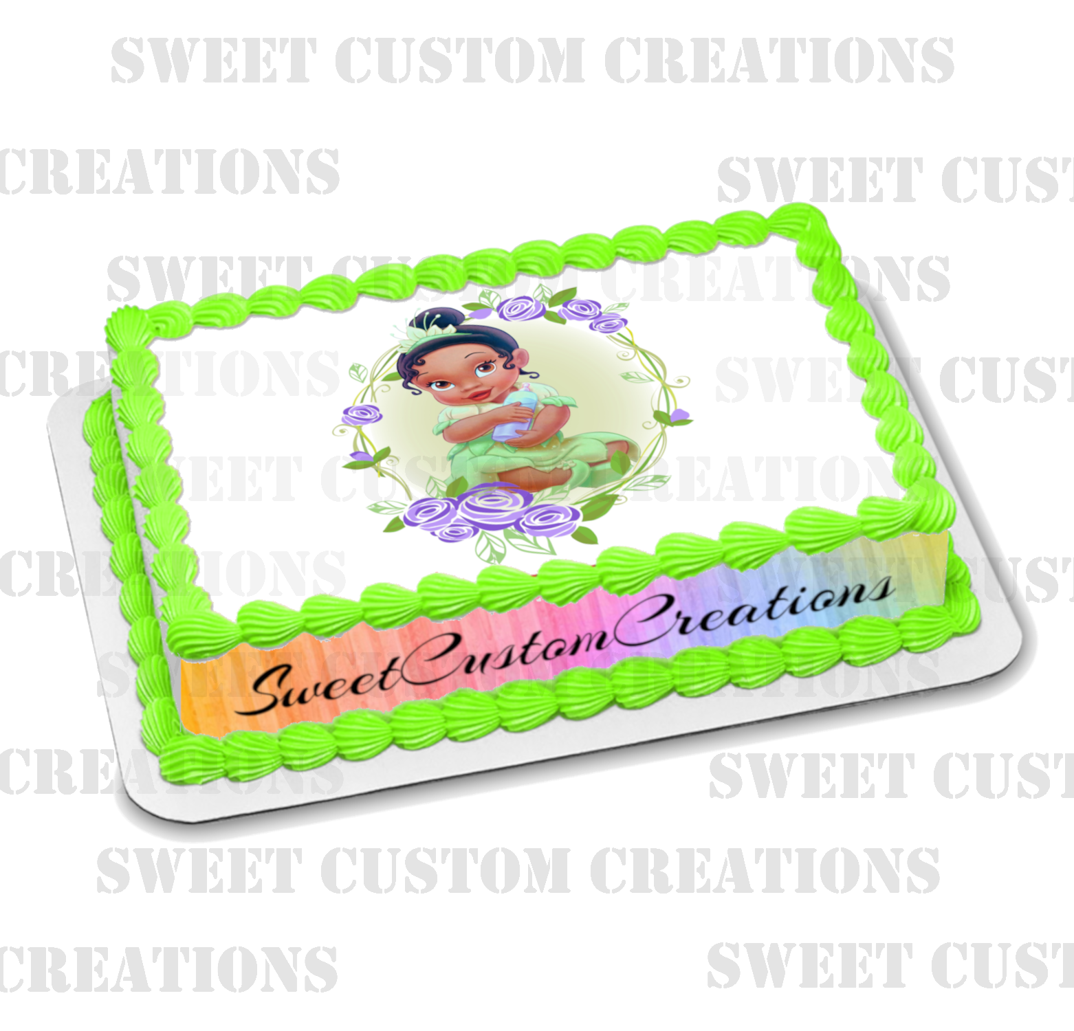 Baby Princess Tiana Edible Image Frosting Sheet #57 (70+ sizes)