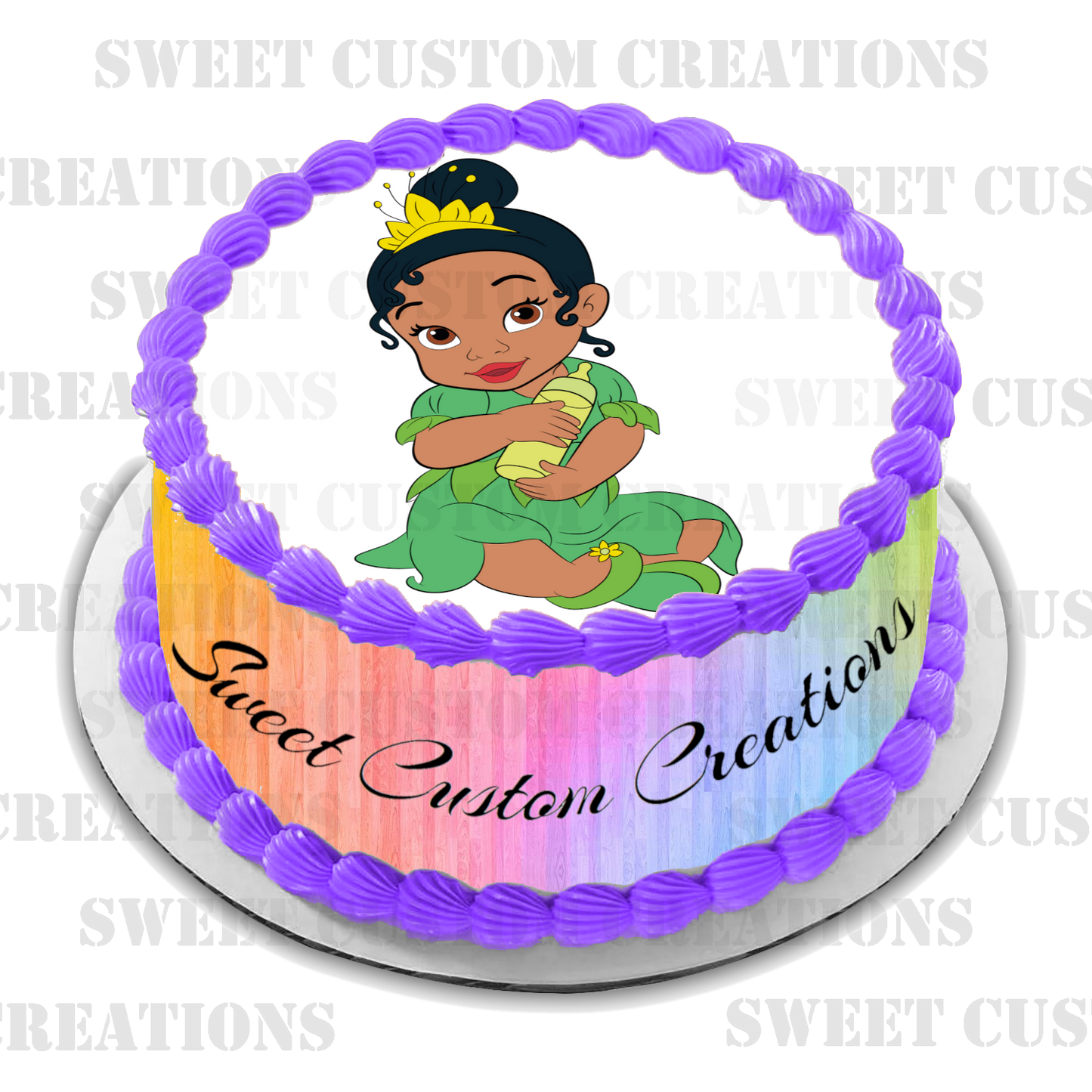 Baby Princess Tiana Edible Image Frosting Sheet #58 (70+ sizes)