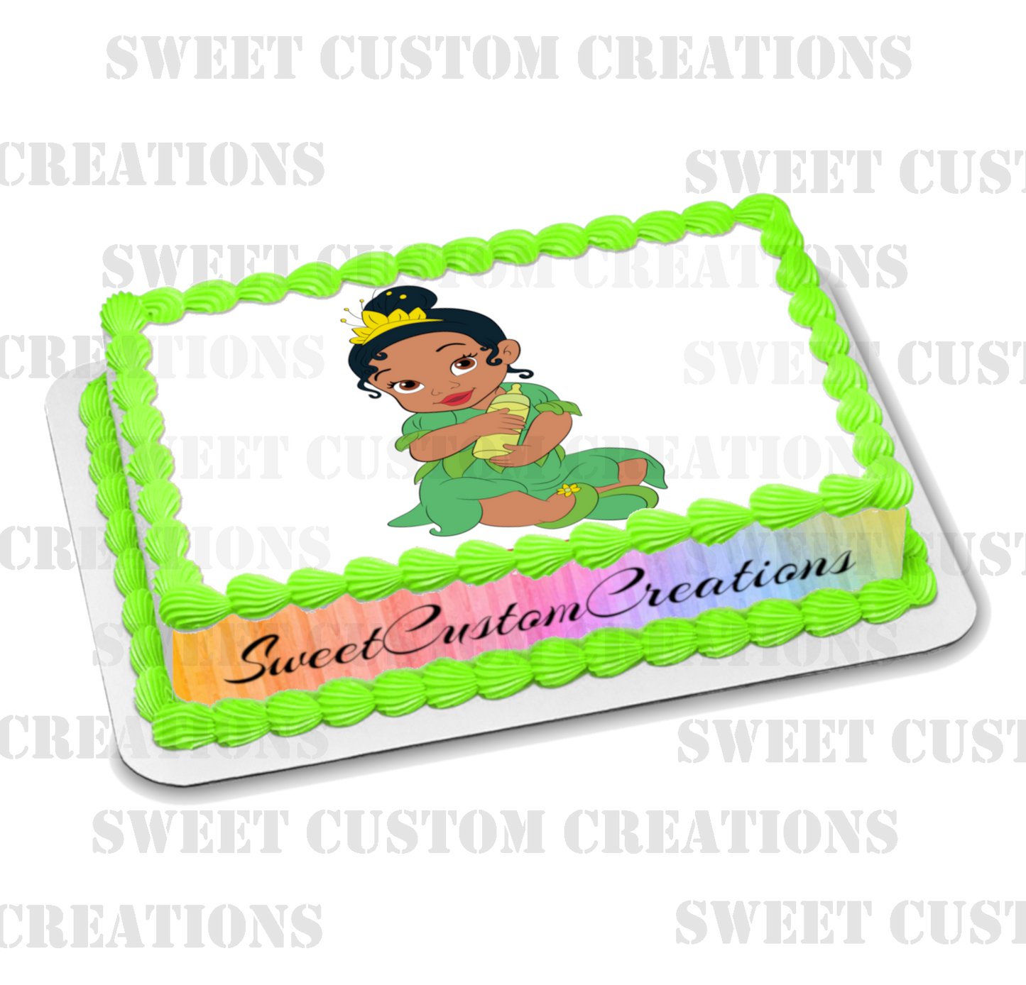 Baby Princess Tiana Edible Image Frosting Sheet #58 (70+ sizes)