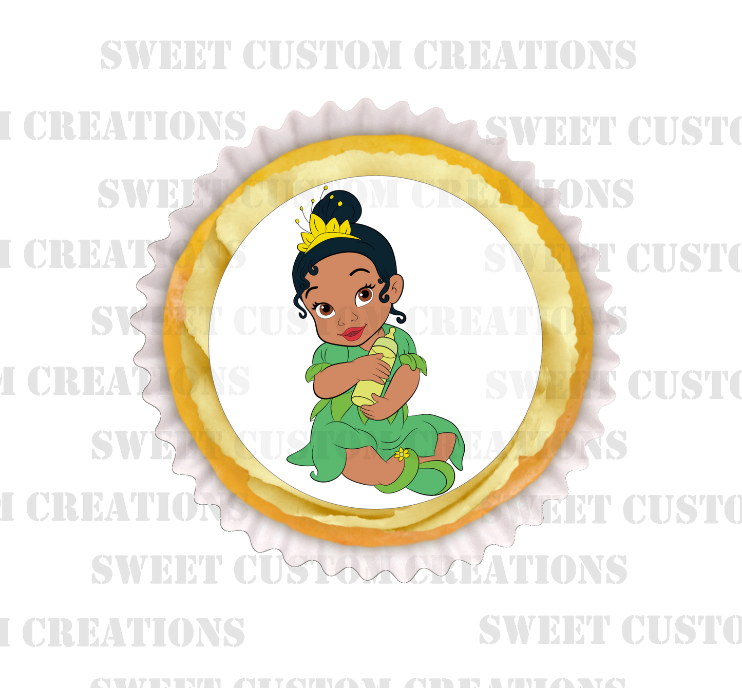 Baby Princess Tiana Edible Image Frosting Sheet #58 (70+ sizes)