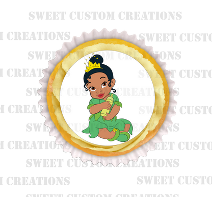 Baby Princess Tiana Edible Image Frosting Sheet #58 (70+ sizes)