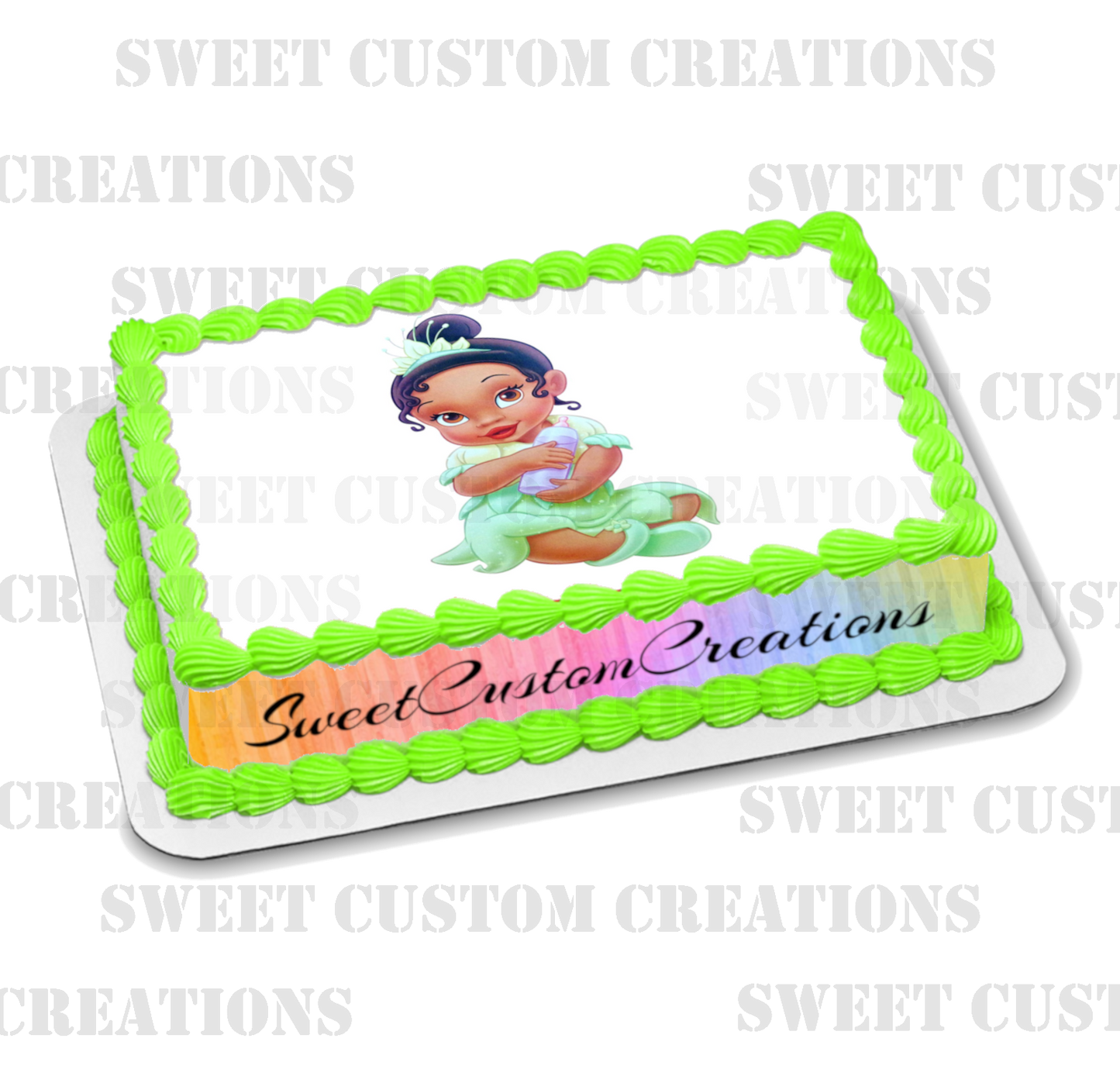 Baby Princess Tiana Edible Image Frosting Sheet #59 (70+ sizes)