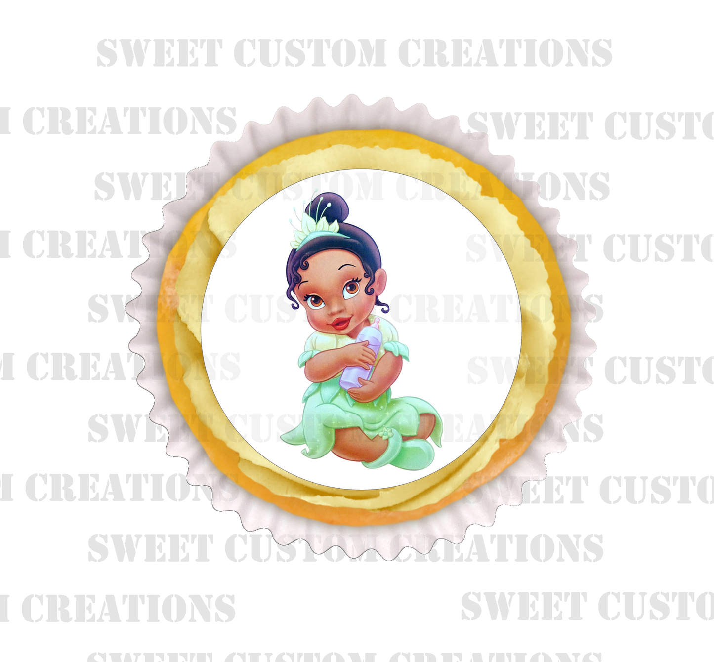 Baby Princess Tiana Edible Image Frosting Sheet #59 (70+ sizes)