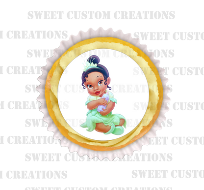 Baby Princess Tiana Edible Image Frosting Sheet #59 (70+ sizes)