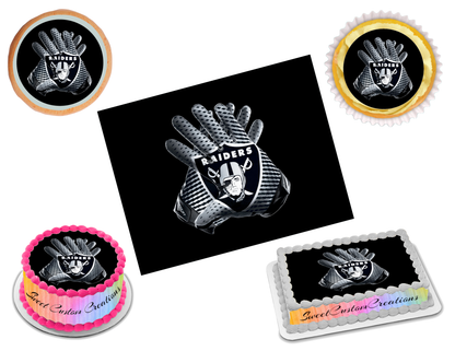 Las Vegas Raiders Edible Image Frosting Sheet #59 (70+ sizes)