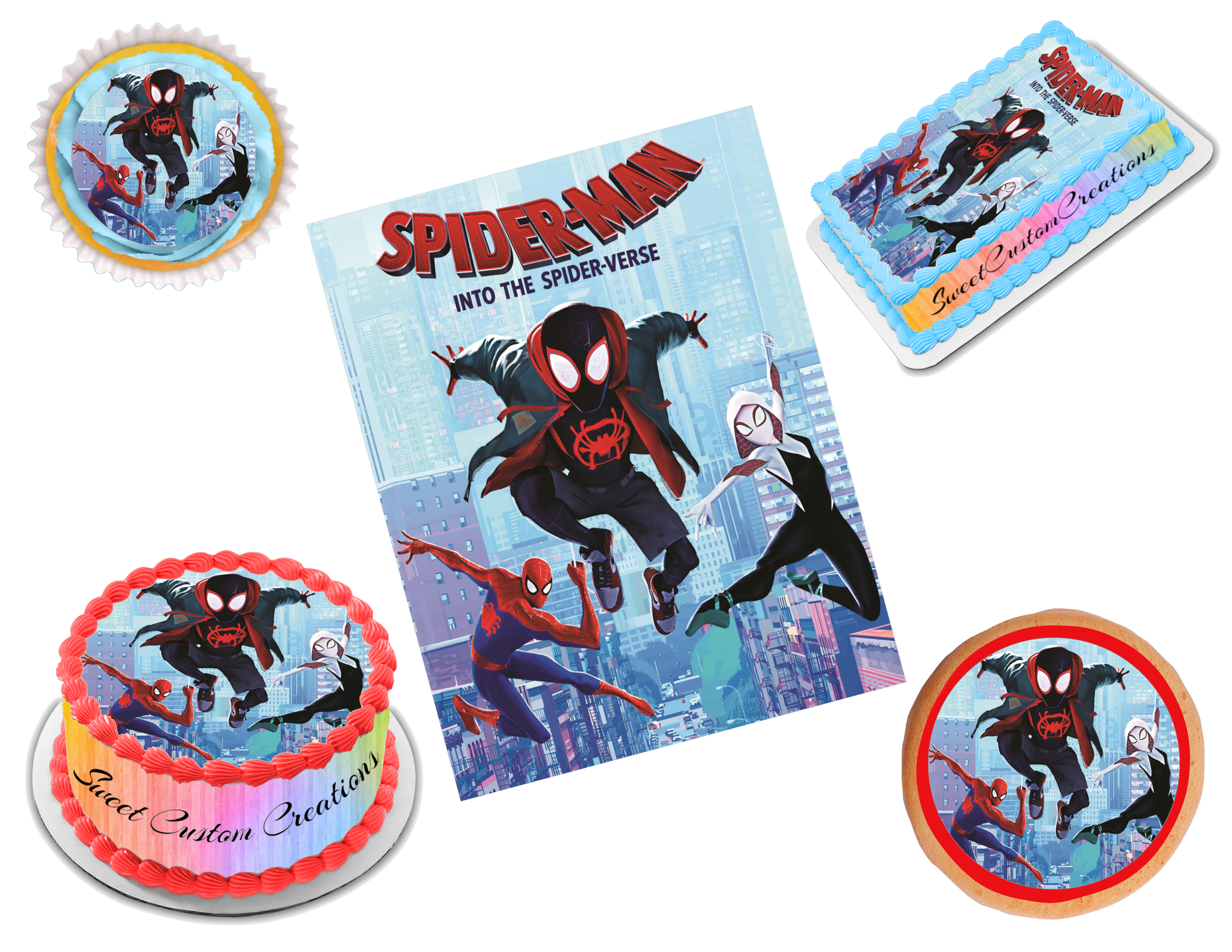 Miles Morales Edible Image Frosting Sheet #5 (70+ sizes)