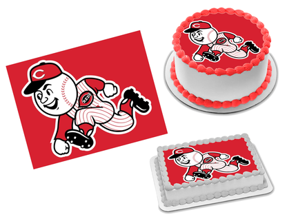 Cincinnati Reds Edible Image Frosting Sheet #5Z Topper (70+ sizes)