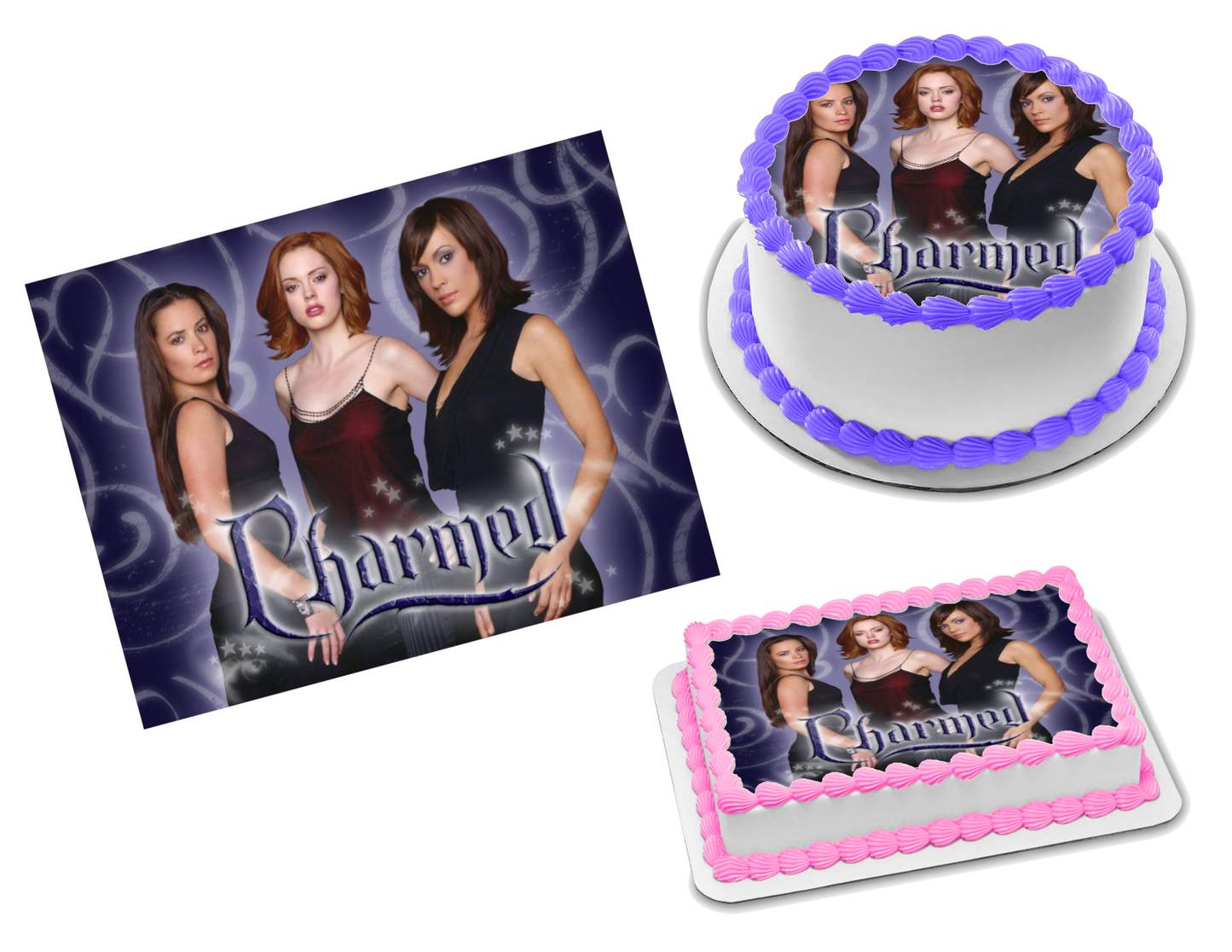 Charmed Edible Image Frosting Sheet #6 Topper (70+ sizes)